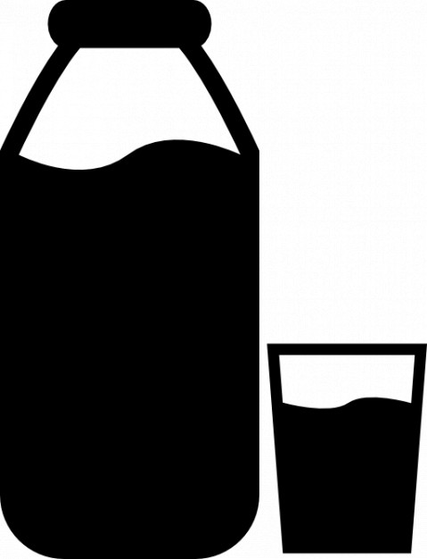 479x626 Milk Bottle And A Glass Icons Free Download