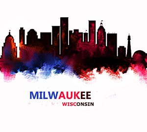 300x268 Milwaukee Skyline Paintings