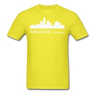 190x190 Milwaukee Wisconsin Downtown Skyline Silhouette T Shirt Spreadshirt