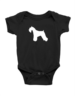 250x319 Miniature Schnauzer Silhouette Embroidery Men T Shirt