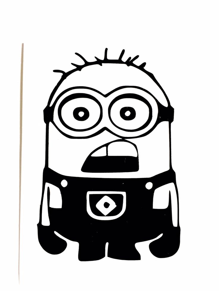 Minion Silhouette at GetDrawings | Free download
