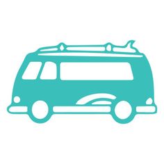 236x236 Vw Volkswagen Bus Van Cuttable Design Cut File. Vector, Clipart