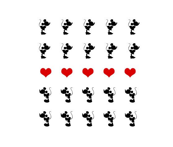 558x473 Mickey Mouse And Minnie Mouse Kissing Silhouette With Heart Nail