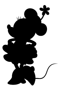 200x300 Mickey And Minnie Silhouettes Limited Edition Minnie Cruiser