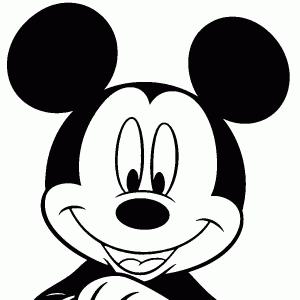 300x300 Mickey Mouse Clipart Black And White Lazttweet