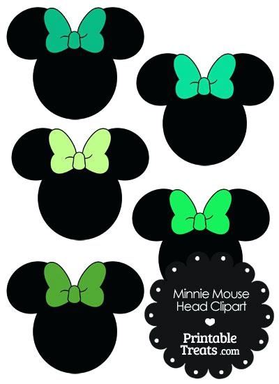 400x550 Mouse Head Images Mouse Head With Green Bows From Minnie Mouse