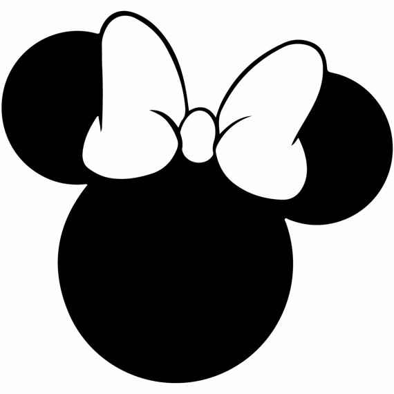 570x570 Minnie Mouse Svg Outline Laptop Cup Decal Svg Digital Download