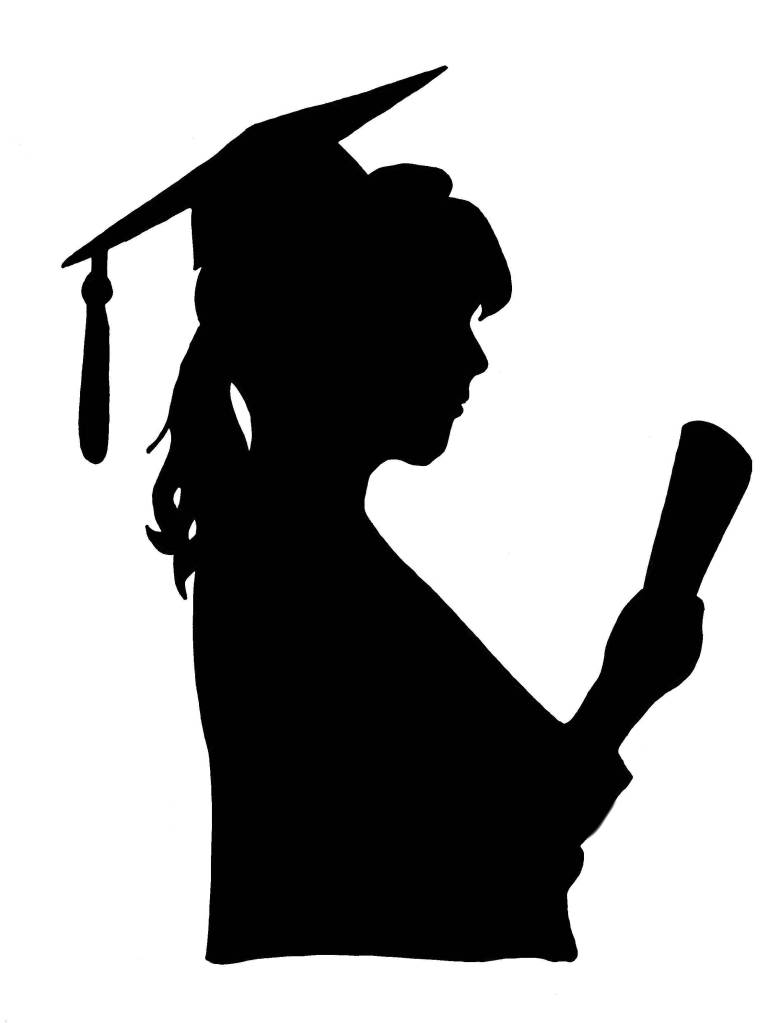 769x1023 Clipart Graduate Silhouette