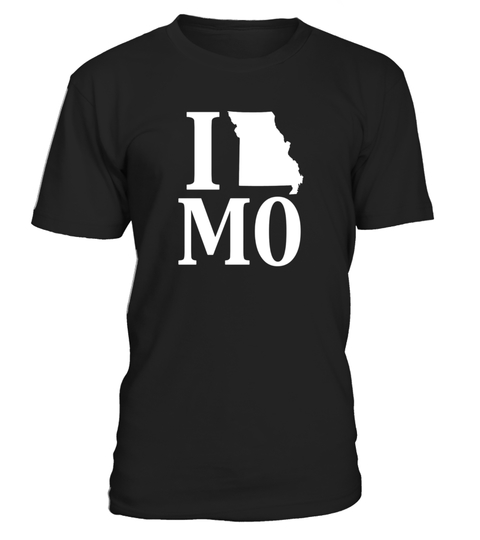 480x540 I Heart Love Mo Missouri Silhouette State Outline T Shirt