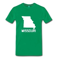 190x190 Missouri State Silhouette T Shirt Spreadshirt