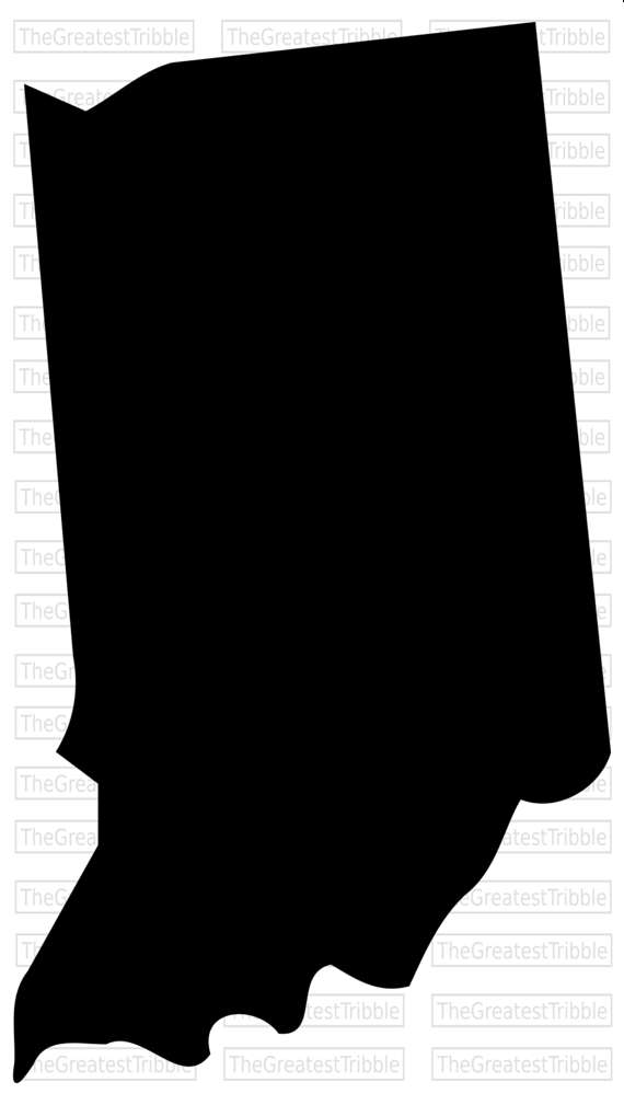 570x1009 Indiana Clipart Outline Svg Collection