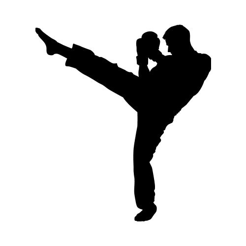 Mma Fighter Silhouette at GetDrawings | Free download