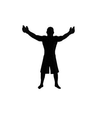 350x400 Chinese Dragon Martial Arts Embroidery Design