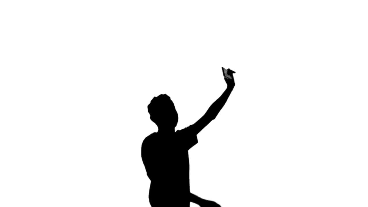 1280x720 Silhouette Teen Mobile