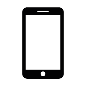 283x283 Smartphone Silhouettes Silhouettes Of Smartphone Free