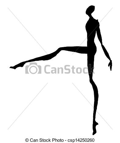 394x470 Sketch Of Fashion Model