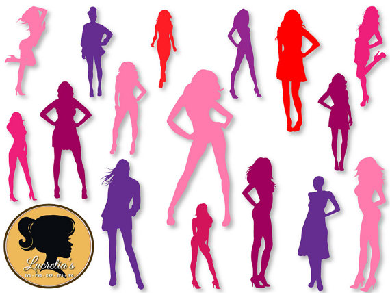 570x428 Women Silhouette Svg