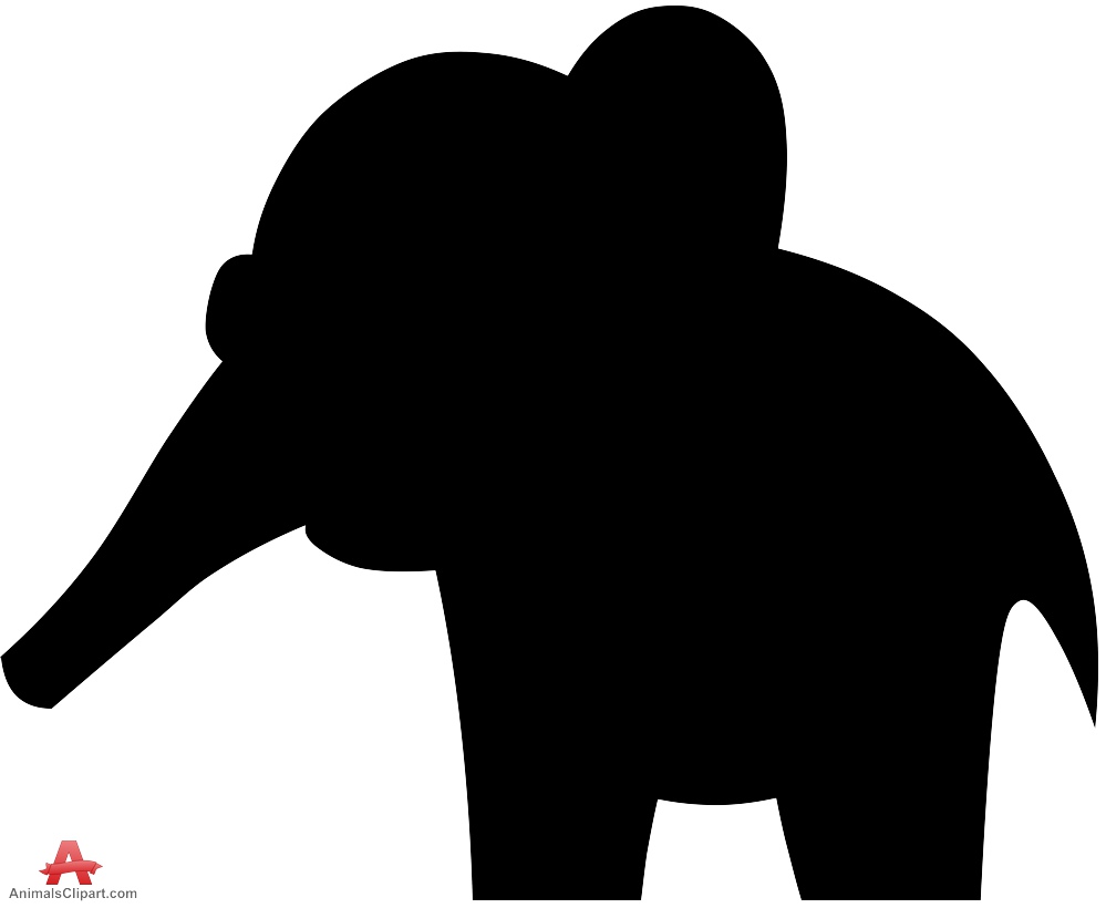 999x820 Baby Elephant Silhouette Cliparts