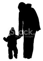 141x200 Mom And Baby Silhouette (Vector Amp Jpeg) Stock Vectors