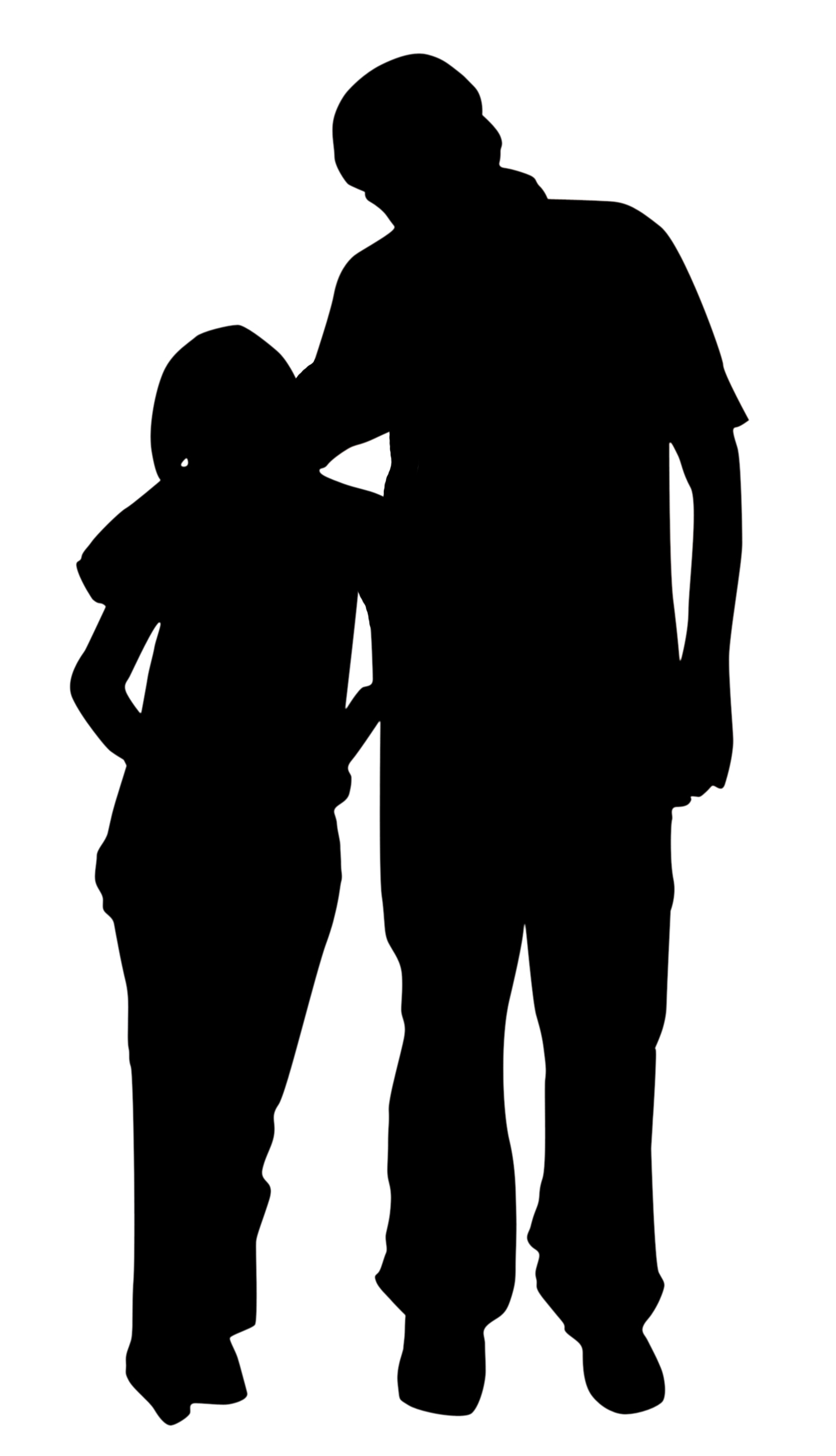 1500x2613 Clip Art Child Silhouette Clip Art