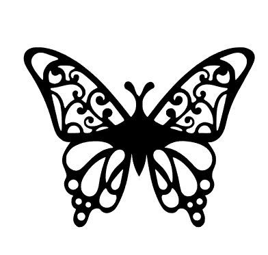 Monarch Butterfly Silhouette at GetDrawings | Free download