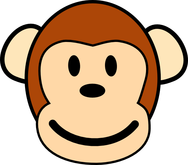600x527 Monkey Clip Art