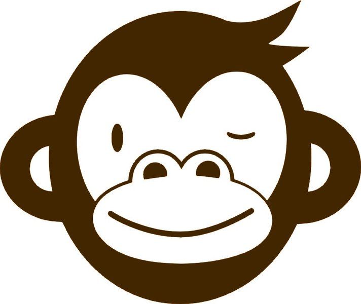 Monkey Face Silhouette at GetDrawings | Free download