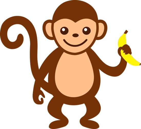 550x501 Clipart Monkey Face Monkey Face Cut Files Silhouette Cameo