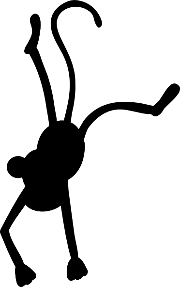 372x592 Monkey Silhouette Clipart Jpg Qkf6be Clipart