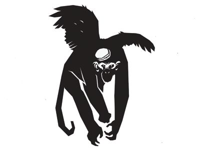 Monkey Silhouette at GetDrawings | Free download