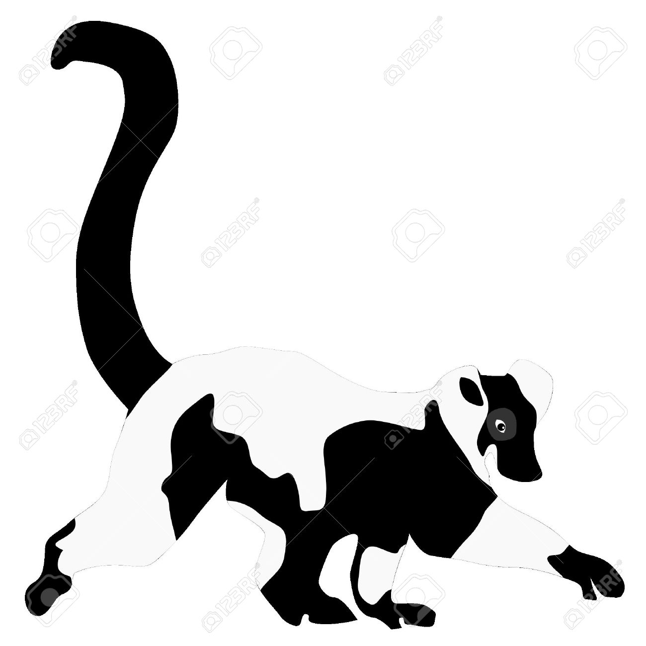 1300x1300 Lemur Clipart Monkey
