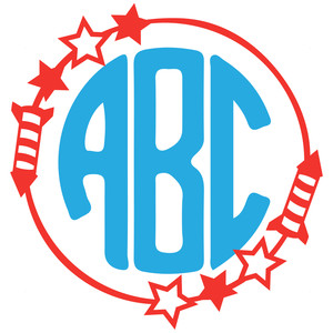 300x300 Silhouette Design Store Firecracker Monogram Sophie Gallo