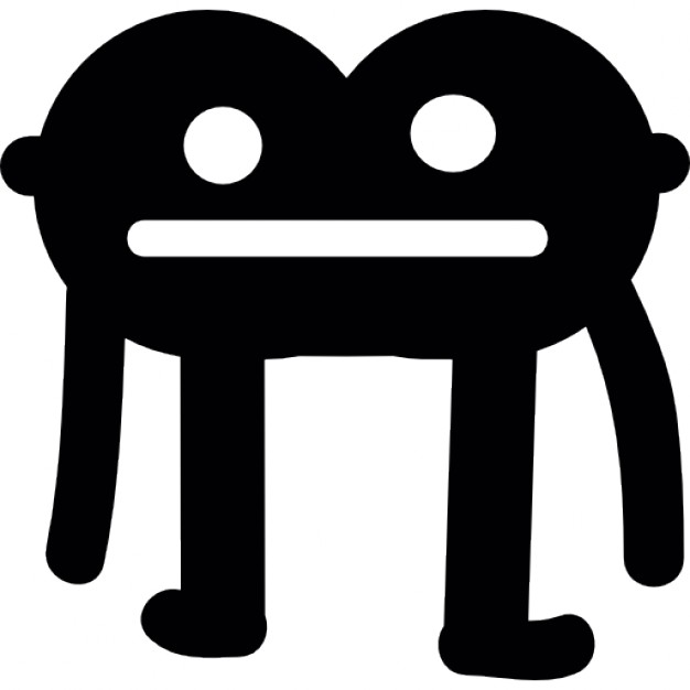 626x626 Monster Silhouette Icons Free Download