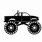 146x147 Silhouette Images Monster Trucks