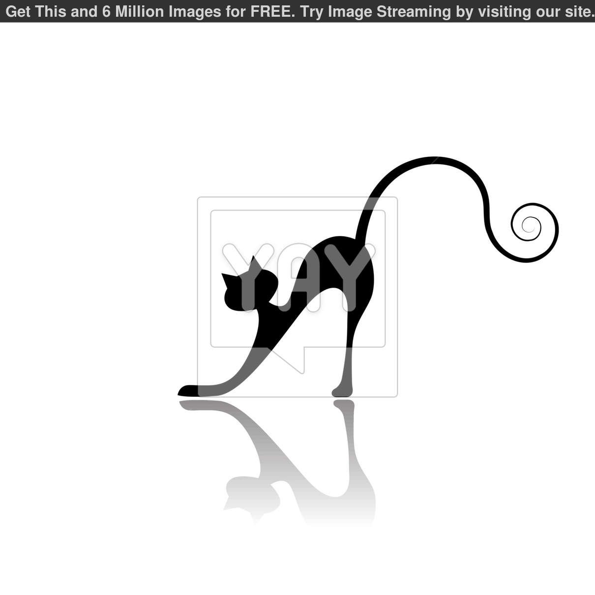 1210x1210 Cat And Moon Silhouette Tattoo Black Cat Silhouette For Your Cat