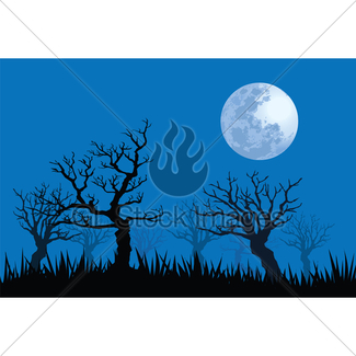 325x325 Spooky Night Illustrations Gl Stock Images