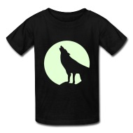 190x190 Wolf And Moonlight Silhouette By Csart Spreadshirt
