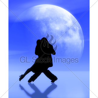 325x325 Dancers Silhouette Gl Stock Images