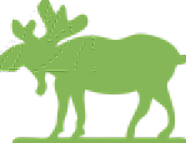 596x460 Moose, Physical, Antlers, Horns, Animal, Green, Lime, Silhouette