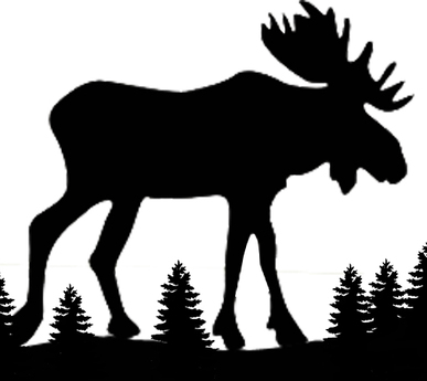 387x345 List Of Synonyms And Antonyms Of The Word Moose Silhouette