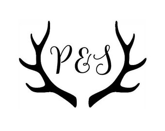 340x270 Antler Silhouette Etsy