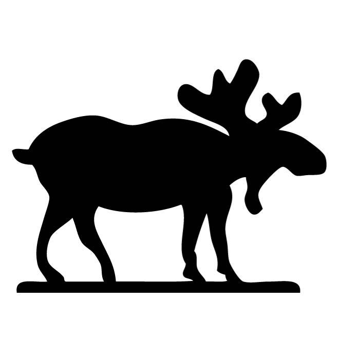 660x660 Moose Outline Image