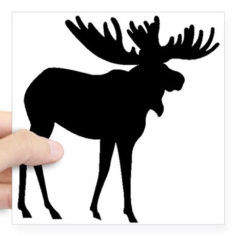 460x460 Moose Profile Silhouette