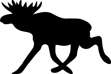 382x256 Moose Profile