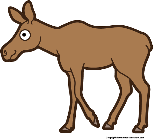 509x461 Moose Free Silhouette Clipart Image