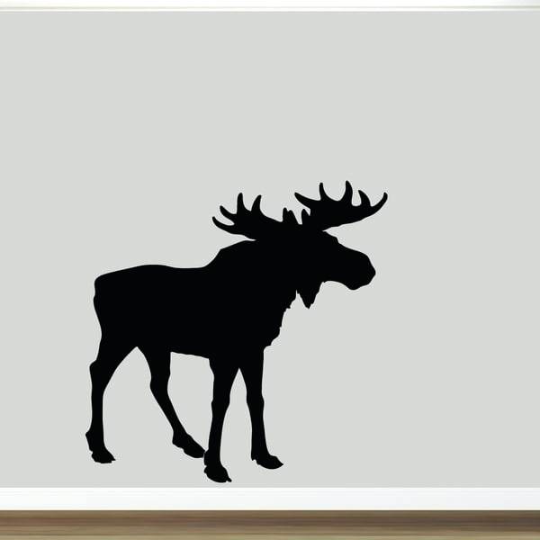 600x600 Moose Silhouette Moose Silhouette Vector