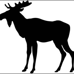 300x300 Moose Clip Art Vector Moose 6 Graphics Image