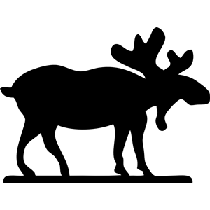300x300 Moose Sihouette Clipart, Cliparts Of Moose Sihouette Free Download