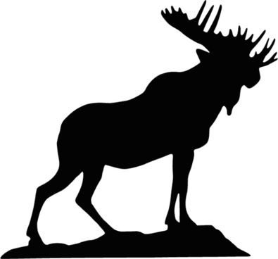 395x368 Free Moose Vector Image Free Vector Download (58 Free Vector)