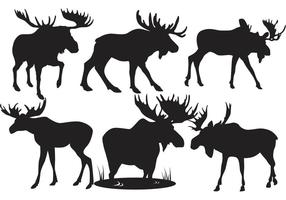 286x200 Moose Silhouette Vector